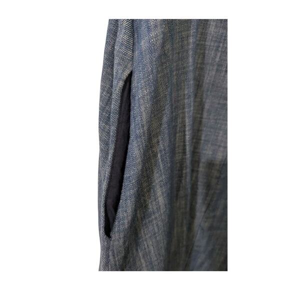 Amadi Anthropologie Denim Rope Strap Mini Dress Women Medium Blue Chambray W - Picture 4 of 8
